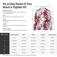 thumbnail image 5 of Lsque Lilies Flowers UPF 50+ Lightweight Sun Protection Men's Women's Long Sleeve Shirt, Hoodie Performance -X-Large, 5 of 9
