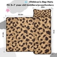 thumbnail image 5 of Beige and Black Leopard Pattern Toddler Nap Mats for Kids Preschool,Sleeping Mat Bag or Kids,Toddler Sleeping Bag,Toddler Nap Mat or Daycare, 5 of 6