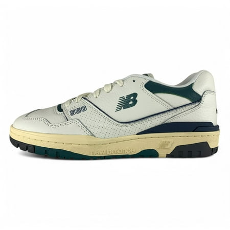 New Balance 550 Mini Logo Pack White Green Men's Shoes Sneakers BB550PTB, Men's U.S. Shoe Size 9