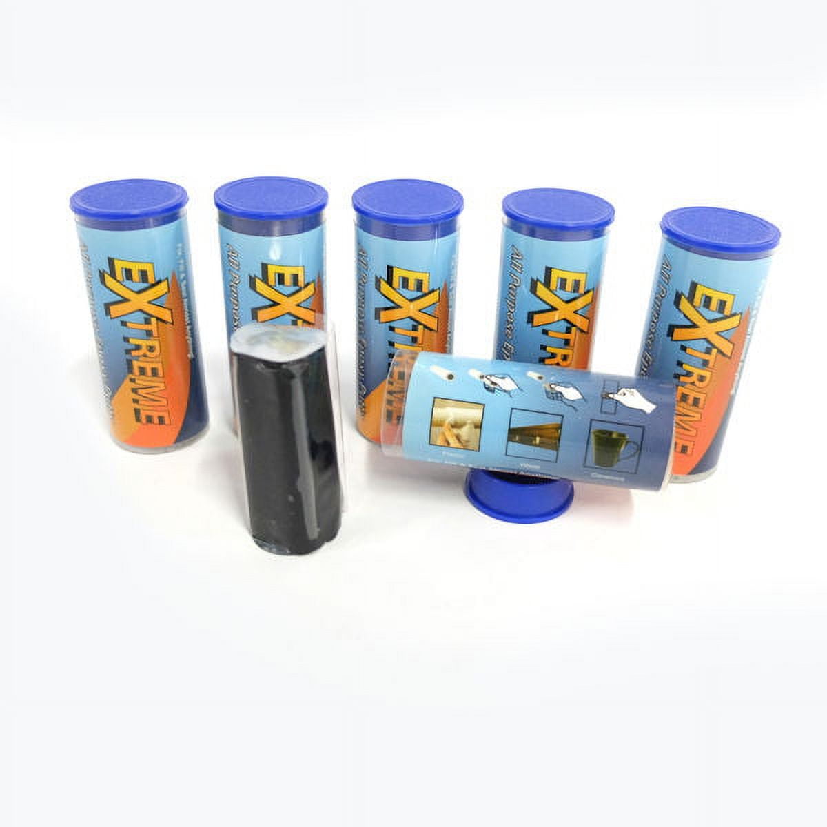Smart Home All Purpose Epoxy Putty in Black, Set of 6 (1 oz each)
