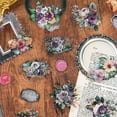 thumbnail image 5 of 300Pcs Vintage Botanical Flower Stickers for Scrapbooking, Journals & Crafts, 5 of 8