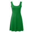 thumbnail image 4 of Women's Summer Sleeveless Scoop Neck Swing Tank Dress - Casual Beach/Party - S-XL Sizes, 4 of 6