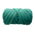 thumbnail image 1 of Hilo grueso para crochet, hilo gigante, ligero, duradero, diámetro de 1,97 pulgadas, hilo jumbo De color verde oscuro, 1 of 9