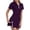 Dark Purple, variant on MAIHAN Women's 2 Piece Knitted Lounge Set 2 Piece Outfits Sleeveless Tie Tank Top Elastic Drawstring Shorts Casual Summer Oversized Tracksuit for Casual and Summer Wear