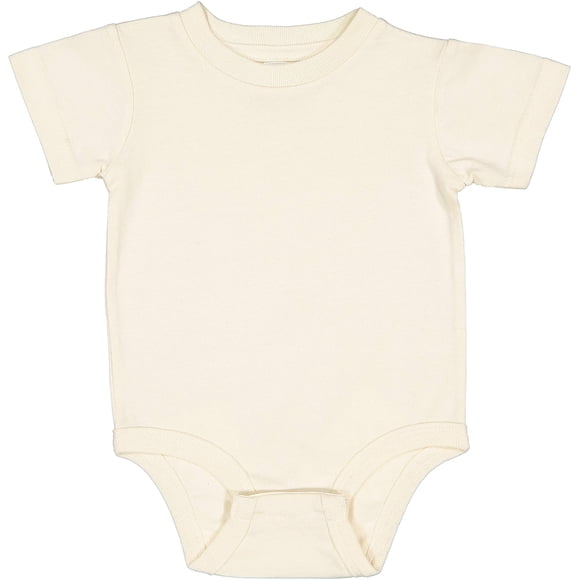 RABBIT SKINS, Baby Soft Fine Jersey Short Sleeve Bodysuit