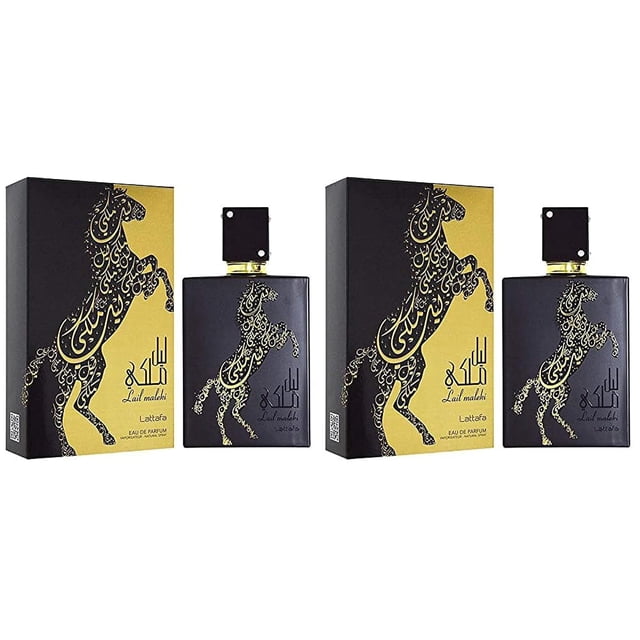 Perfume Lattafa Perfumes Lail Maleki Eau de Parfum, 100 ml, 2 unidades