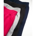 thumbnail image 3 of Real Love Girls' Sweatpants - 4 Pack Basic Solid Active Fleece Joggers (Size: 7-16), 3 of 7