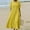 Yellow, variant on Blmnix Dresses for Women Button Down Beach Dress Popover Under Dress Crew Neck Tea-Length Short Sleeve Casual Dresses for Women,M