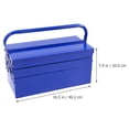 thumbnail image 2 of OULII Craftsman Tool Box Tool Storage Organizer Blue Iron Tool Organization 1Pack, 2 of 8