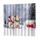 thumbnail image 2 of Paneles 3D de Navidad Cortinas semitransparentes bordadas florales Cortinas con ojales para Zulema Panel de cortina 3D, 2 of 8