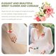thumbnail image 3 of Houderco 1Set Decorative Pink Wrist Flower Corsage Perfect for Wedding Party Prom Night with Realistic Look, 3 of 6