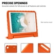 thumbnail image 4 of Dteck iPad 9th Generation Case, iPad 8th Generation Case, iPad 7th Generation Case for Kids, iPad 10.2 Case 2021/2020/2019, Shockproof Handle Stand Kids Case for iPad 9/8/7 Gen 10.2-Inch,Orange, 4 of 5