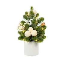 Mini Christmas Tree, Desk Decorations,Christmas Decorations for Office Table, Bathroom, Bedroom