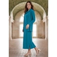 thumbnail image 3 of Jessica London Women's Plus Size 2-Piece Cowlneck Jacket Dress, 3 of 4
