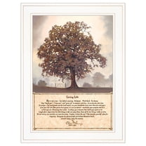 "Living Life" By Bonnie Mohr, Ready to Hang Framed Print, White Frame