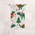 thumbnail image 3 of Soft Hand Fingertip Towels, 2 Pcs Face Bath Towels Dinosaur Rex Christmas Absorbent Washcloths for Bathroom Hotel Kitchen, 30"x15", 3 of 6