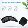 thumbnail image 5 of 3-Pack Silicone Soap Dish, Sponge Holder for Sink, Kitchen Soap Tray, Bathroom Soap Holder, Sponge Tray with Drain (Black), 5 of 7