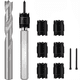 thumbnail image 1 of Juego de 10 Cortadores de Soldadura por Puntos Doble Cara, Broca Removedora de Cortador de Soldadura por Puntos Rotatorio HSS de 3/8 Pulgadas y 5/16 Pulgadas para Taladro Eléctrico, 1 of 5