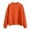Orange, variant on Baberdicy Sweatshirt for Women, Women's Solid Color Round Neck Oversized Sweatshirt Loose Fit Long Sleeve Light Sweatshirt Loose Blouse Pullover Sweaters for Women Blue