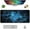 02 Starry Night, variant on Large Mouse Pad, XXL Gaming Mousepad, Desk Mat for Desktop, Thick Rubber, Big & Long Size, Stitched Edges, Full Desk Pad for Laptop & Computer, Extended 31.5 x 11.8 in, Beach Coconut Tree