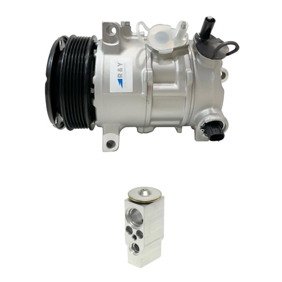 RYC New Automotive Air Conditioning Compressor and Clutch Kit KT FC25N (Fits Dodge Journey 2.4L 2009)