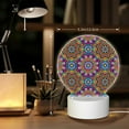 thumbnail image 6 of Naloa Mandala Acrylic LED Night Light Custom LED Lights Personalized Nightlight Customized Gifts for Family Couples Friends, 6 of 9