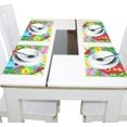 thumbnail image 4 of Ryvnso Placemats Set of 4 Flowers Birdhouses Cardinals Dining Mats Heat-Resistant Non-Slip Washable Table Mat, 4 of 8
