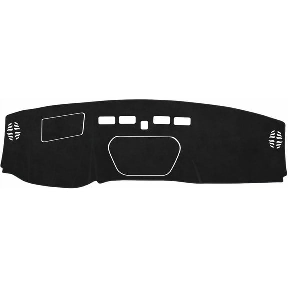 Canvcle Dash Cover Fits for 2019-2023 Chevy Silverado 1500 2500HD 3500HD/GMC Sierra 1500 2500HD 3500HD (Only Fit Dashboard Has a Center Tray)