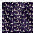 thumbnail image 4 of Soimoi Purple Viscose Chiffon Fabric Cactus With Conical Pot Tree Print Fabric by Yard 42 Inch Wide, 4 of 5