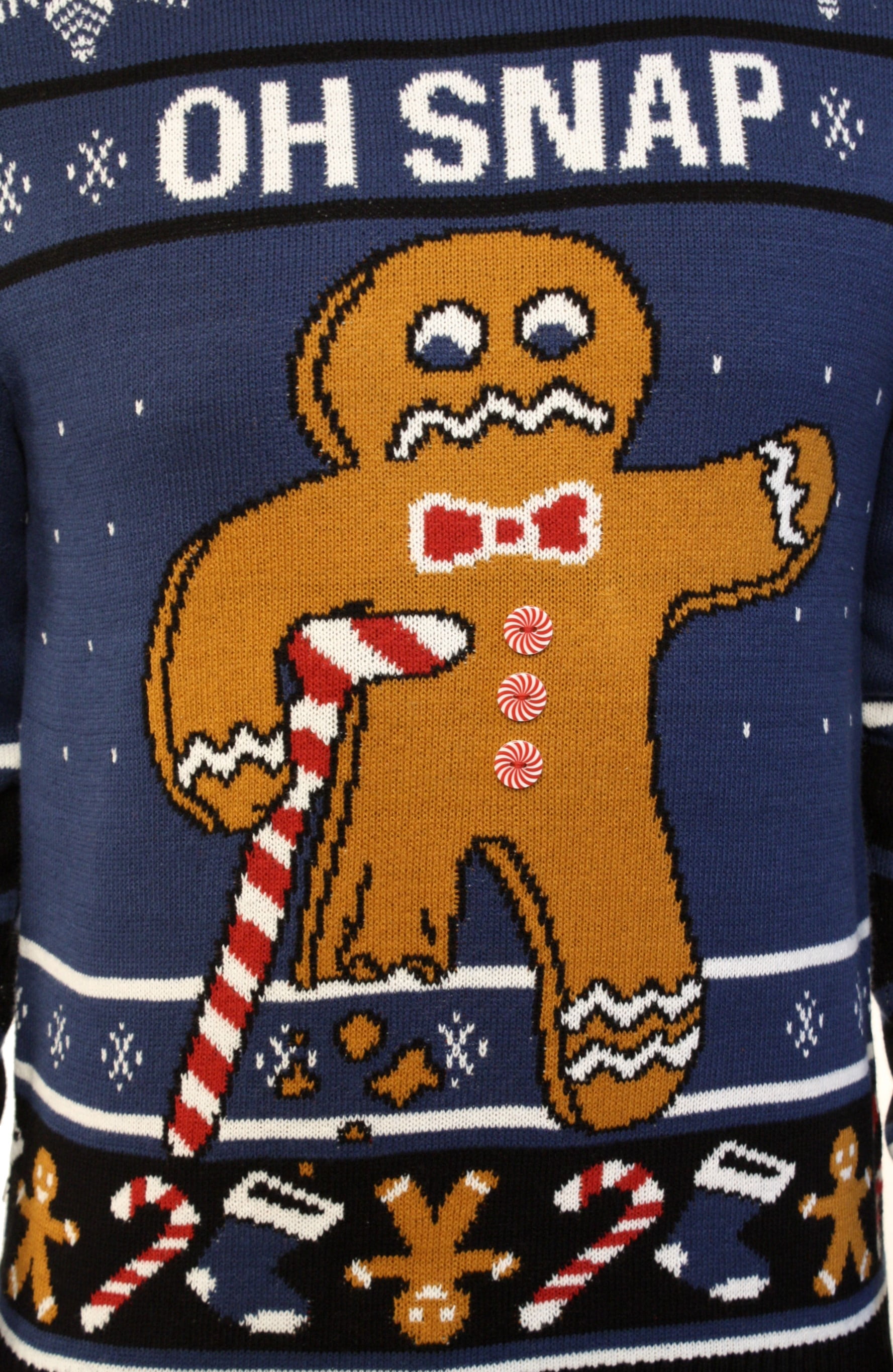 men's oh snap christmas sweater