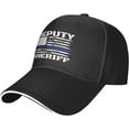 thumbnail image 2 of Deputy Sheriff Hat Deputy Sheriff Us Flag Hat Baseball Hat Snapback Cap Unisex Fashion Hat, 2 of 9