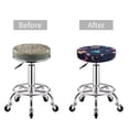 thumbnail image 3 of Dinosaur print L Round Bar Stool Seat Covers, Elastic Round Chair Cover Stool Seat Slipcover Bar Stool Cushions Round Pad for 12-14 inch, 3 of 5