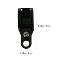 thumbnail image 2 of Shisuyan Durable Motorcycle Turn Signal Clamps Black 2Pcs 3.5x1.2in, 2 of 8