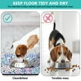 thumbnail image 4 of Pet Food Mat Absorbent No-Slip Pet Food Mat Cute Flower Rustic Cat Feeding Mat Eco-Friendly Durable Pet Placemat, 4 of 7