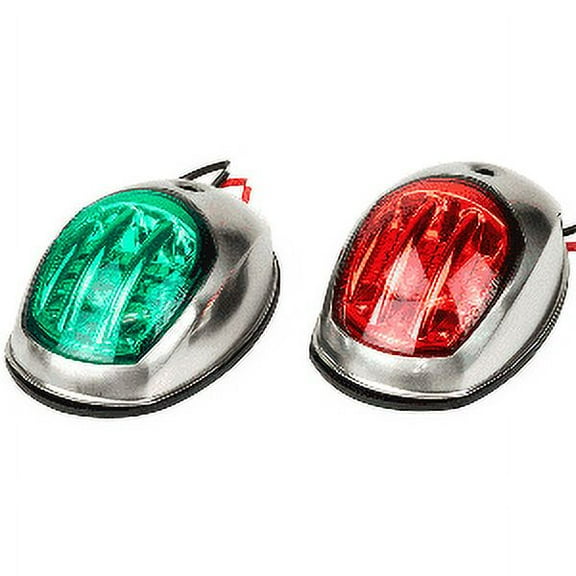 Sea-Dog Stainless Steel LED Navigation Lights - Port & Starboard