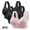 3Pack#Assorted Colors C, variant on GERsome Women's Pack of 2 Assorted Color Everyday Bra Push Up Bras No Underwire High Support Front Closure Full Coverage Easy Close Sports Bras Size L