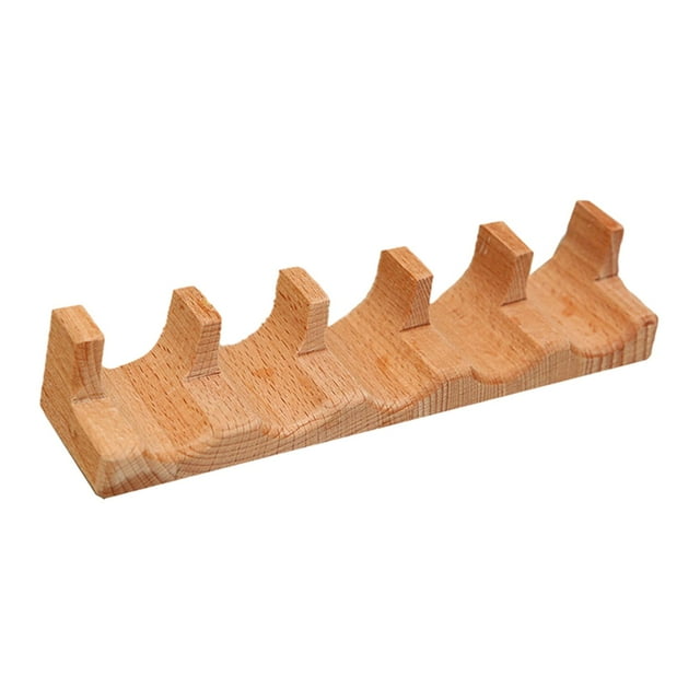 Wood Sushi Tacos Holder Taco Stand Serving Rack Divider Taco Rack Tray Plates for Bar Home Restaurant Dining Gatherings Party E