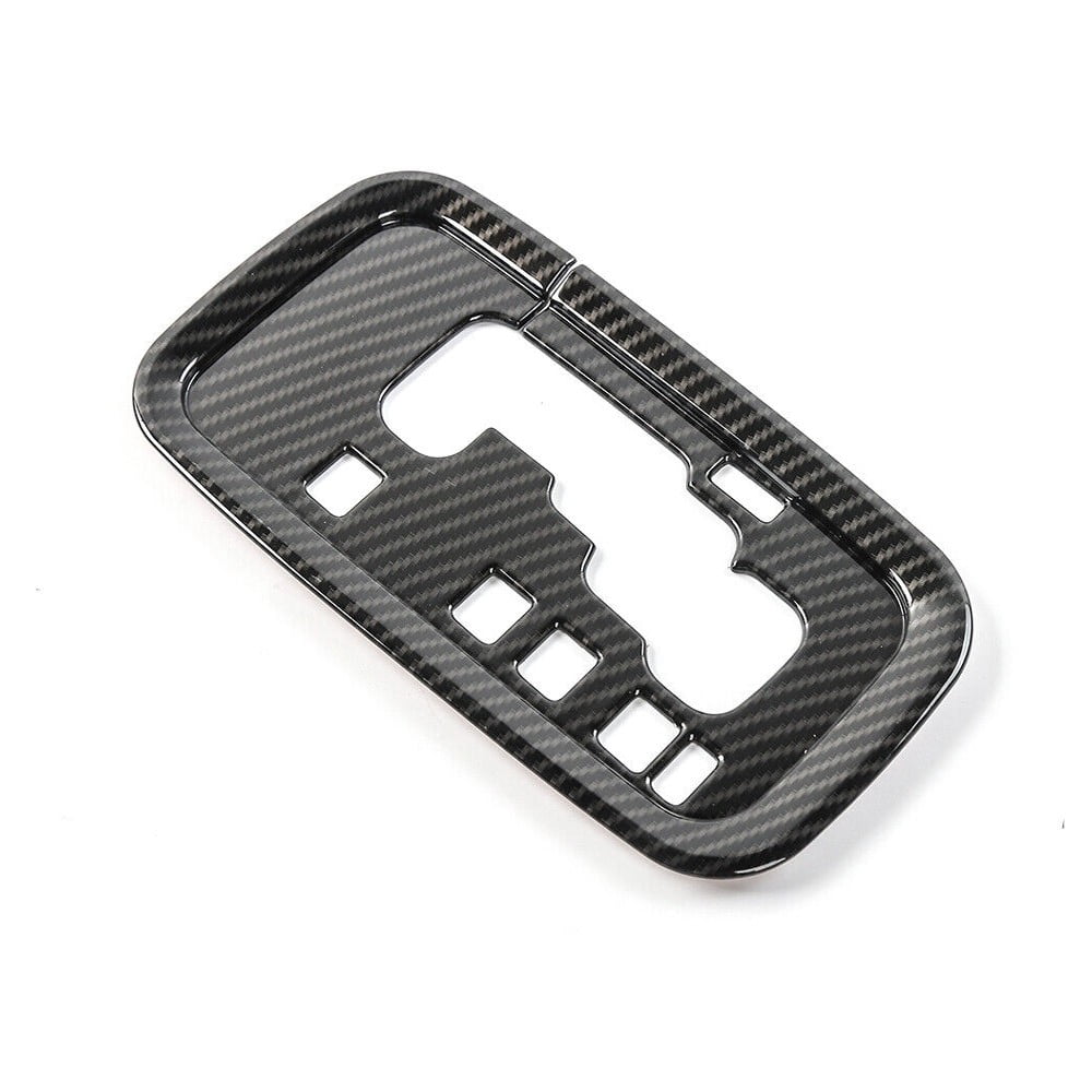 KAIHUIXING Carbon Fiber Gear Shift Panel Decor Cover Trim Frame Front 1 Pieces/Set for Jeep for Wrangler 2007-2018 for Wrangler JK 2018 CFGSPDCTFF2JWJ