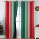 thumbnail image 1 of Cortinas Estelar Textiler Degradado Rojo Verde Blackout 132x244 cm 2 Paneles, 1 of 9