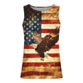 thumbnail image 4 of YueHuiYing USA 250th Anniversary Men's Shirt Crewneck Pullover Tank Tops Summer Sleeveless Shirts Beach Graphic Tops, 4 of 4