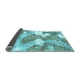 thumbnail image 2 of Ahgly Company Indoor Rectangle Abstract Light Blue Modern Area Rugs, 5' x 8', 2 of 4