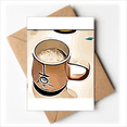 thumbnail image 1 of Effet Contour Doux Boire Thé au Lait Cartes de Voeux Vous Êtes Invités Invitations, 1 of 3