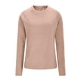 thumbnail image 4 of Thermal Base Layer Tops for Womens 2026 Long Sleeve Warm Fleece Lined Undershirt Soft Crew Neck Pullover Shirts, 4 of 9