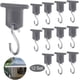 thumbnail image 1 of Ganchos para toldos, 12 pares de ganchos para toldos Rv, ganchos para toldos para acampar, gancho en S de acero inoxidable para riel Keder, accesorios para tiras Keder para caravanas Rv. Afortunado Sencillez, 1 of 5