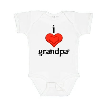 

Inktastic I Love Grandpa Gift Baby Boy or Baby Girl Bodysuit