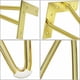 thumbnail image 3 of Paquete de 4 patas de muebles de metal dorado de 6 pulgadas para gabinete, soporte para TV, tocador, proyecto de bricolaje, 3 of 5