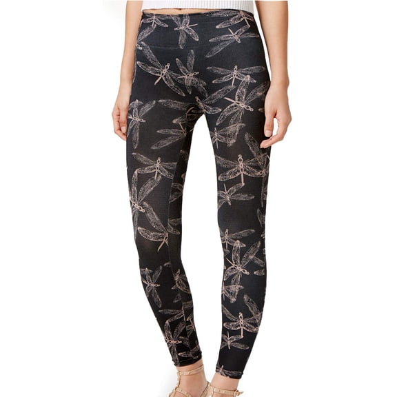 First Looks Women's Graphic Dragonfly Seamless Leggings;Medium/Large