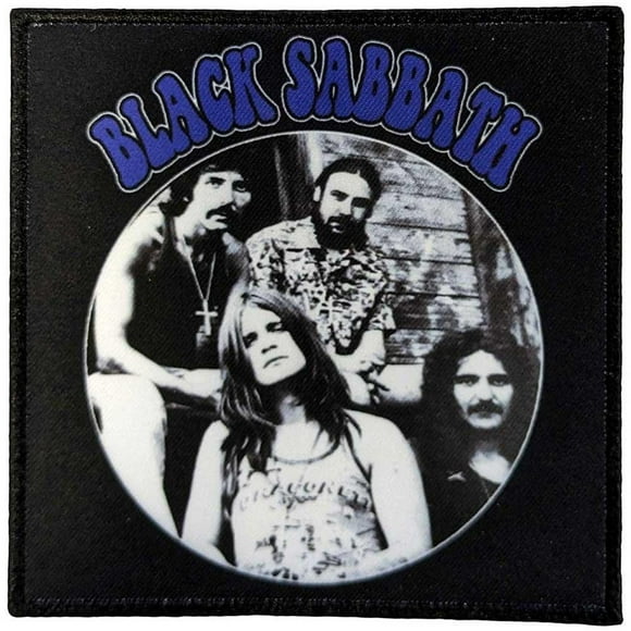 Black Sabbath Photo Print Circle Iron On Patch