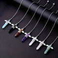 thumbnail image 5 of QQTDFG Opalite Gems Angel Wings Pendulum Necklace Magic Reiki Healing Amulet-default, 5 of 7