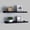 Black, variant on vidaXL Frame Ledge Shelf Set of 2 White MDF 31.5 in long Wall mounting